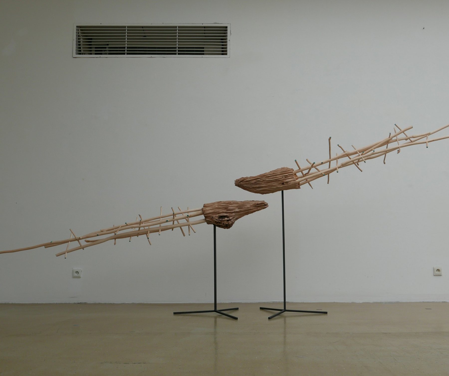 Richard Aradský: Transcription No. 08 Ant, 2023, 3200 × 800 × 1500 cm